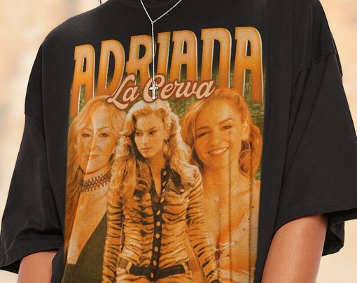 Crime Series T-Shirt, Retro La Cosa Nostra Tee, Adriana La Cerva Homage 90s Vintage Shirt - Image 2