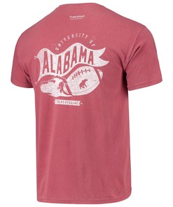 Crimson Alabama Crimson Tide Banner Wave Comfort Colors T-Shirt Hoodie Sweatshirt For Ncaa Fans