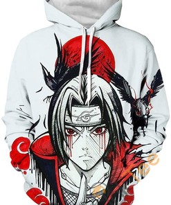 Custom 3D All Over Print Pullover Naruto Hoodie for Men with Exclusive Design