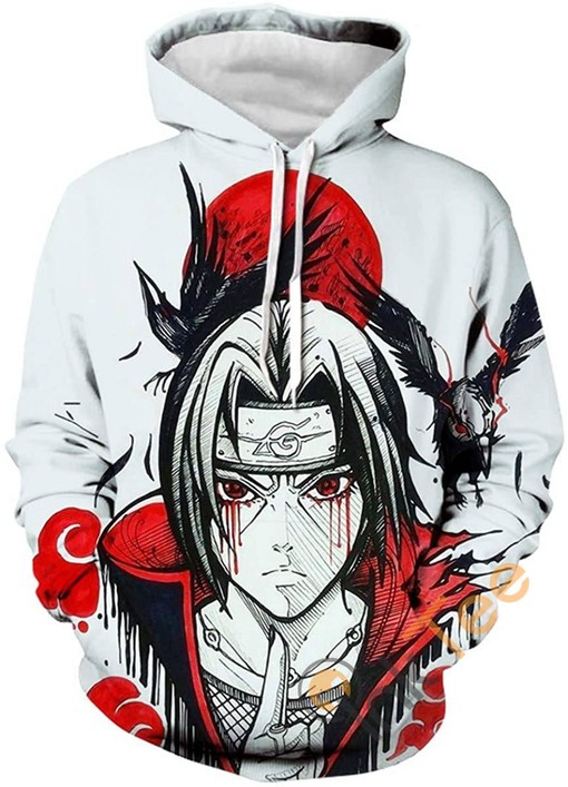 Custom 3D All Over Print Pullover Naruto Hoodie for Men with Exclusive Design