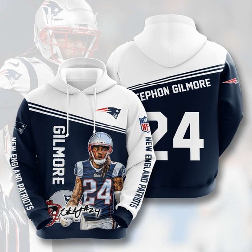 Custom All Over Print Hoodie 3D for New England Patriots Fans with Eye-Catching Graphic Design
