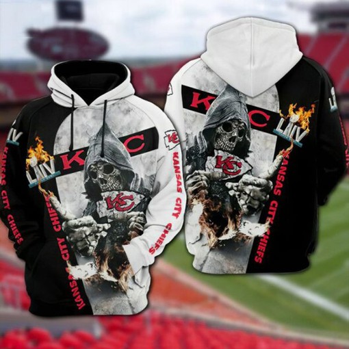 Custom All Over Print Hoodie for Kansas City Chiefs Fans: Go Chiefs with Your Name!