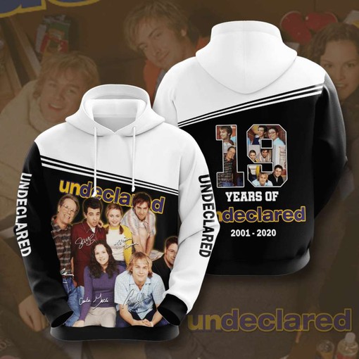 Custom All Over Print Hoodie with 3D Design for Undeclared Majors - Perfect for Students