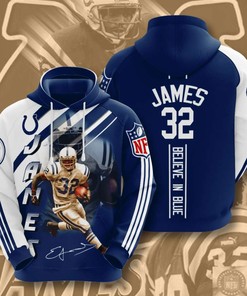 Custom All Over Print Indianapolis Colts Sport 3D Hoodie 2 with Unique Design