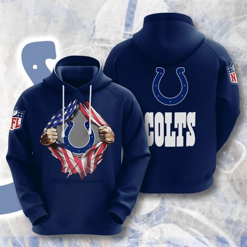 Custom All Over Print Indianapolis Colts Sport 3D Hoodie 3 with Exclusive Design