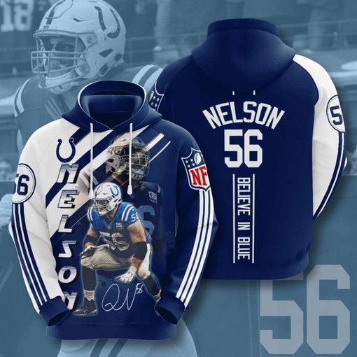 Custom All Over Print Indianapolis Colts Sport 3D Hoodie 5 with Unique Design for Fans