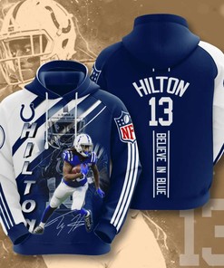 Custom All Over Print Indianapolis Colts Sport 3D Hoodie with Unique Sports Design