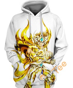 Custom All Over Print Leo Aiolia 3D Hoodie for Saint Seiya Fans
