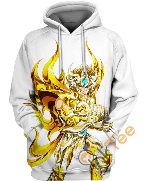Custom All Over Print Leo Aiolia 3D Hoodie for Saint Seiya Fans