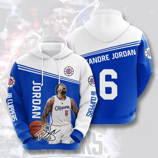 Custom All Over Print Los Angeles Clippers Men's 3D Hoodie with Graphics