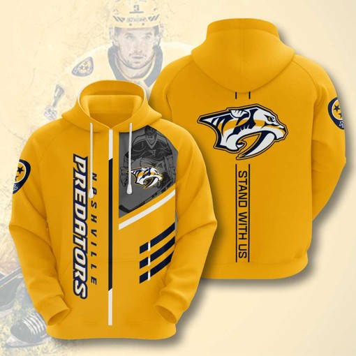 Custom All Over Print Nashville Predators Hoodie 3D with Exclusive Design