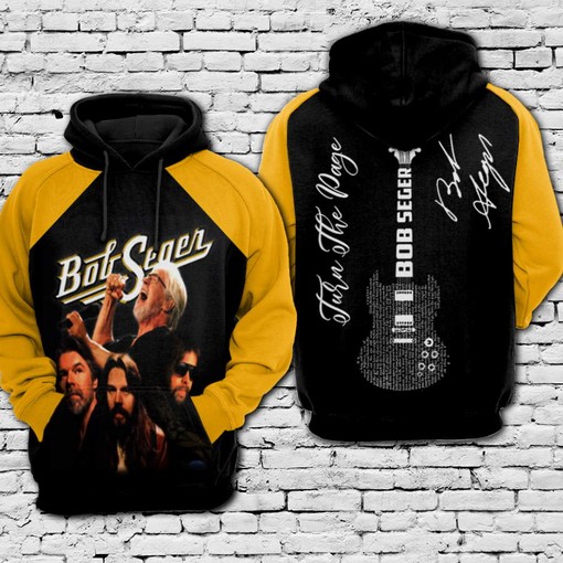 Custom Bob Seger Turn The Page 3D Hoodie Zipper Hoodie
