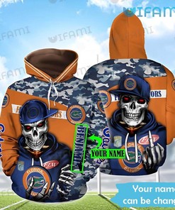 Custom Death Wearing Hat Florida Gators Hoodie - 3D All Over Print Design
