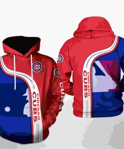 Custom Design Available - Men's All Over Print 3D Hoodie for Chicago Cubs Fans