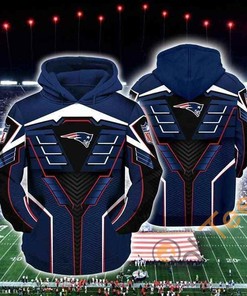 Custom Hoodie 3D for New England Patriots Fans with Eye-Catching Graphics and Colors.