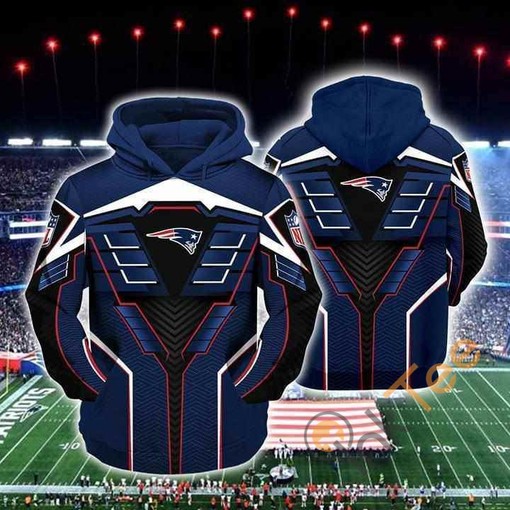 Custom Hoodie 3D for New England Patriots Fans with Eye-Catching Graphics and Colors.
