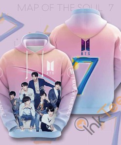 Custom Kpop Bts All Over Print 3D Hoodie for USA Music Fans