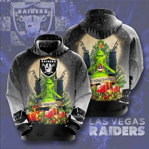 Custom Las Vegas Raiders All Over Print 3D Hoodie