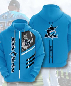 Custom Miami Marlins Hoodie with All Over Print - Available in Full Size Range