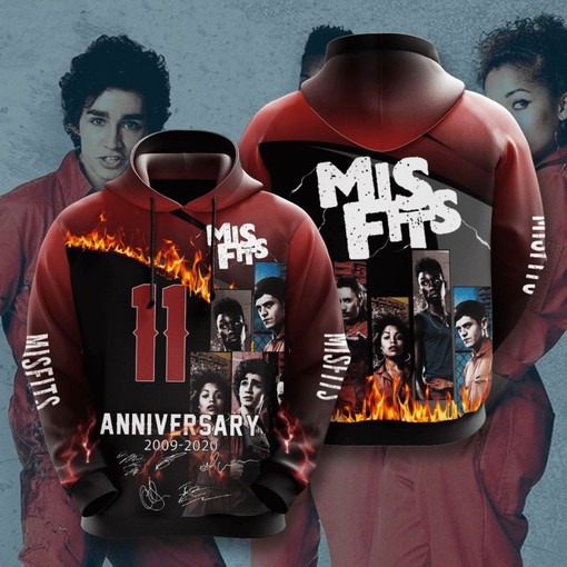 Custom Misfits All Over Print Hoodie 3D Printful with Unique Design