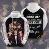 Custom Music Kpop Bts All Over Print Hoodie with 3D Effect