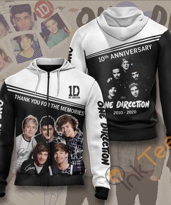 Custom Music One Direction All Over Print 3D Hoodie for True Fans