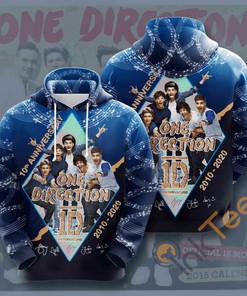 Custom Music One Direction All Over Print 3D Sport Hoodie for USA Fans
