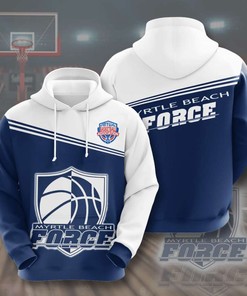 Custom Myrtle Beach Force All Over Print 3D Hoodie - Support Your Hometown
