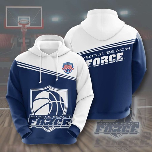 Custom Myrtle Beach Force All Over Print 3D Hoodie - Support Your Hometown