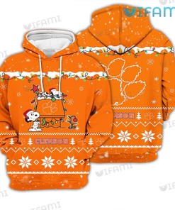 Custom Name Clemson Tigers 3D Hoodie All Over Print for Men and Women