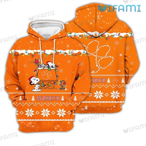 Custom Name Clemson Tigers 3D Hoodie All Over Print for Men and Women