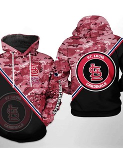 Custom St. Louis Cardinals All Over Print 3D Hoodie Zipper - Custom All Over Print Hoodie