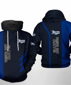 Custom Tampa Bay Rays All Over Print 3D Hoodie Zipper - Custom All Over Print Hoodie