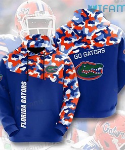 Custom Unisex Camouflage Hoodie for Gator Fans - 3D All Over Print Design