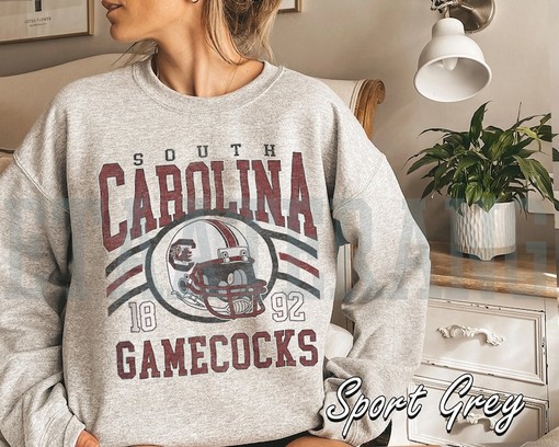 Custom Vintage South Carolina Fan Crewneck Shirt | NCAA Shirts for Men and Women - Image 2