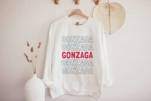 Custom Vintage Style Gonzaga Graphic Shirt Sweatshirt Hoodie