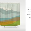 Customizable Beach Sea Waves Shower Curtain - Modern Painting Art Bathroom Decor - Waterproof and Washable