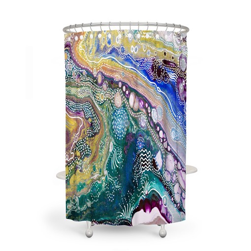 Customizable Boho Perfection Shower Curtain Set with Bath Mat and Towel Options - Image 2