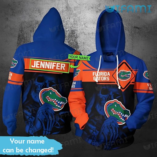 Customized Logo Death Holding Florida Gators Hoodie - 3D All Over Print Design