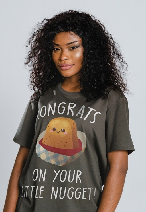 Cute Congrats on Your Little Nugget Unisex Tee