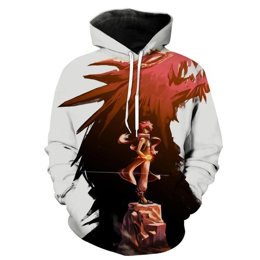 Cute Natsu Fairy Tails All Over Print Hoodie 3D with Adorable Design