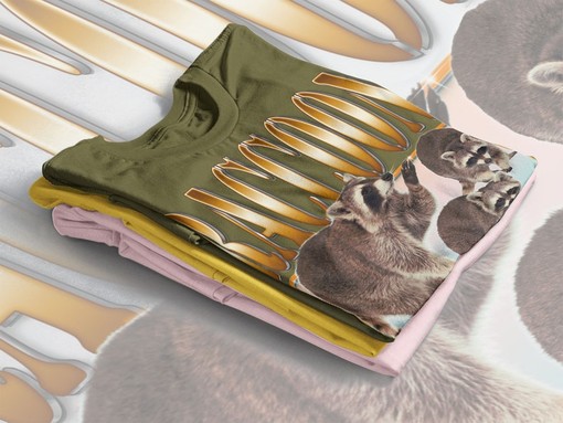 Cute Raccoon Tanuki Tee - Retro Style Homage Shirt for Raccoon Lovers - Image 4