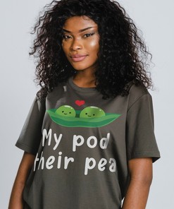 Cute Surrogacy Gift for Mothers - My Pod Their Pea Tee