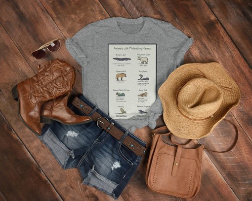Cute and Misleading Animals Featured in Funny Unisex Tees - Animal Lovers Unite with Possums and Raccoon Tanuki Memes - Image 3