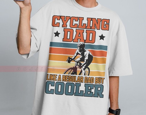 Cycling Dad Unisex Tee, the Best Cycling Dad Gift - Image 2