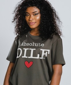 DILF Funny Shirt for Him with Devoted Involved Loving Father Quote, Dad Shirt and Gift for Husband, Movie Shirts for Men