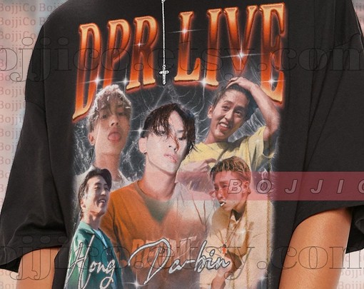DPR Live South Korean Rapper Vintage Shirt with Hong Da-Bin and Retro 90s Sweater - Image 2