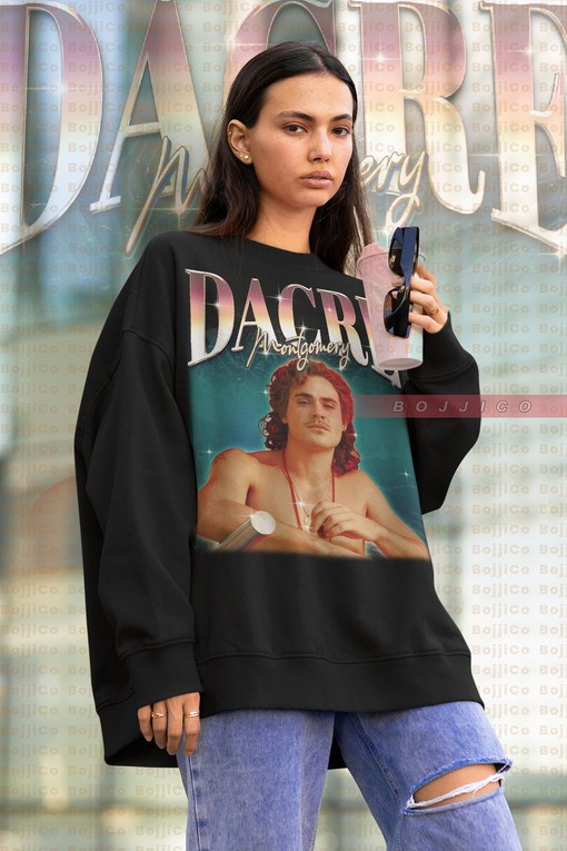 Dacre Montgomery Fan Tees Retro 90s Sweater for Movie Fans