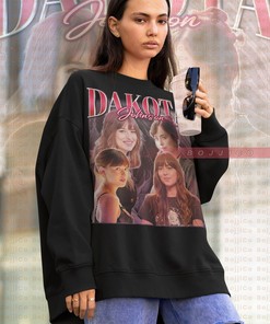 Dakota Johnson Retro 90s Tee Retro American Actress Sweatshirt
