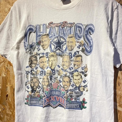 Dallas Cowboys 1993 NFL Super Bowl Champs Vintage Style Sweatshirt T-shirt - Ideal Gift for Fans - College Shirts - Image 2